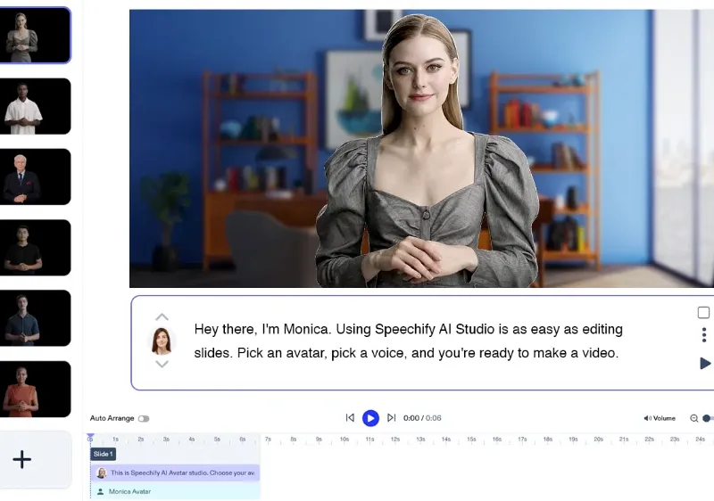 Speechify AI Avatars